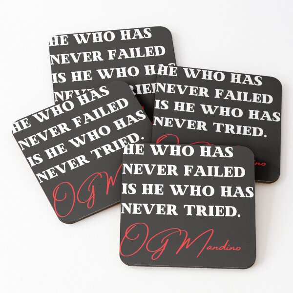 Item preview, Og Mandino Quote designed and sold by UnboundFull.