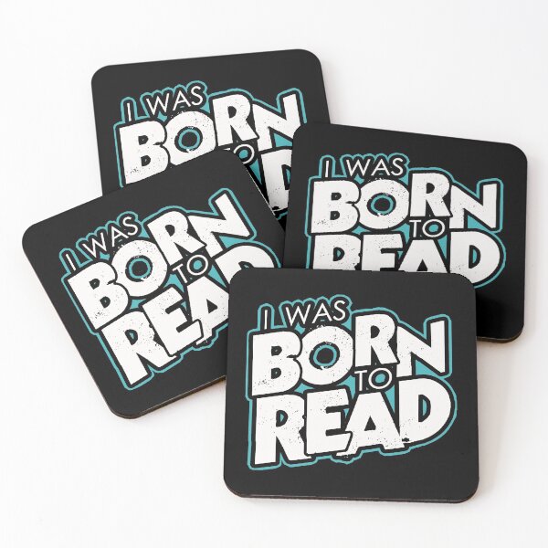 Item preview, I was born to read designed and sold by mederDESIGNS.