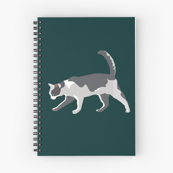 Item preview, Slinky Grey Cat designed and sold by Anne van Alkemade.