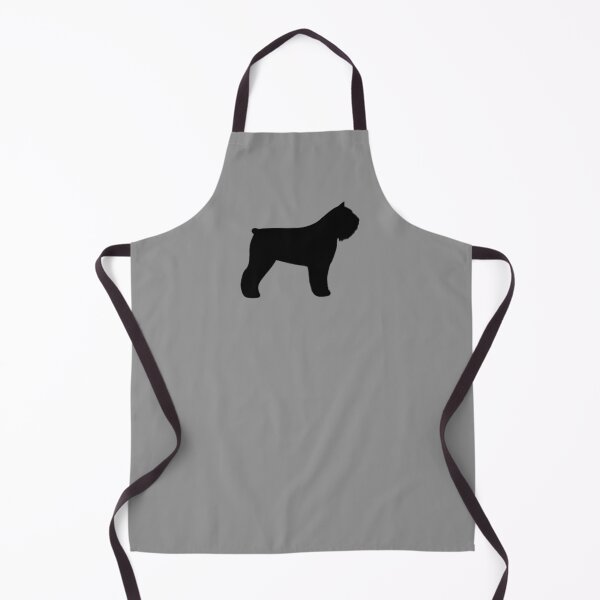 Bouvier des Flandres Dog Breed Silhouette(s) Apron