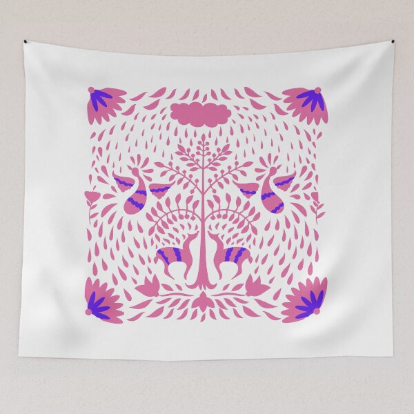 Item preview, Otomi pink and purple designed and sold by edleon.