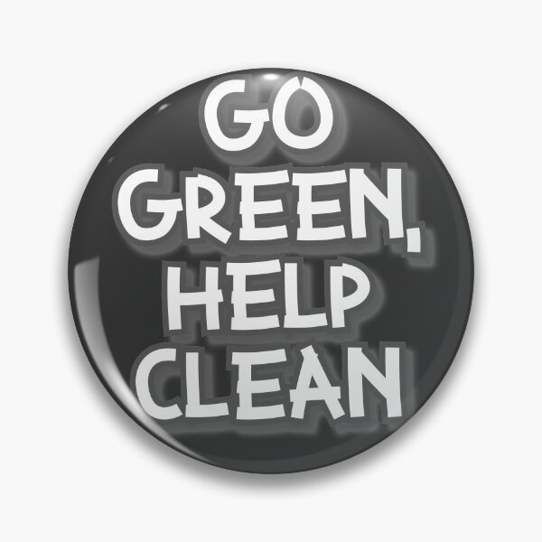 Item preview, Go green help clean designed and sold by Inspiring Strokes.