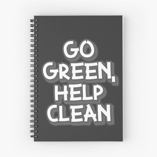 Item preview, Go green help clean designed and sold by Inspiring Strokes.