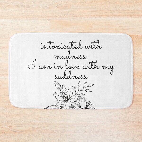 Item preview, in love with my sadness- Sylvia Plath Quote designed and sold by Faeblehoarder.