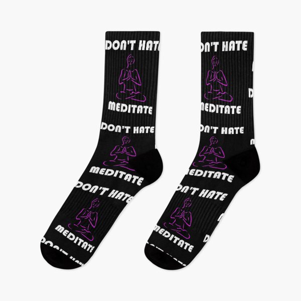 Item preview, Don't Hate Meditate Funny Meditation designed and sold by ByTekk.