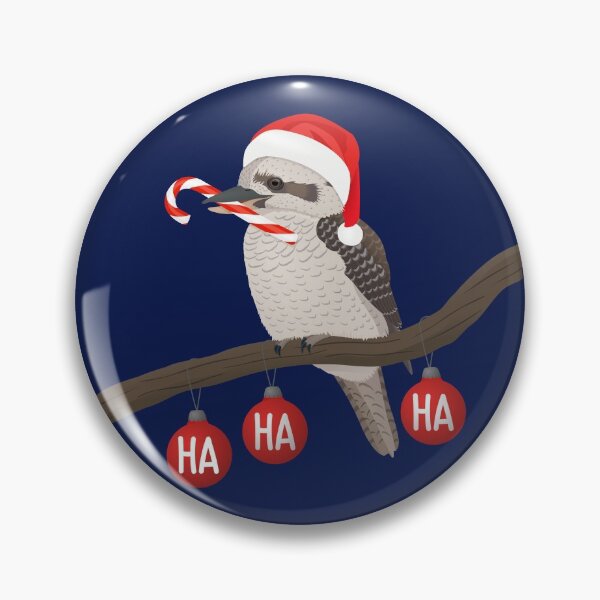 Item preview, Australian Christmas ha ha ha laughing kookaburra designed and sold by Tefra.