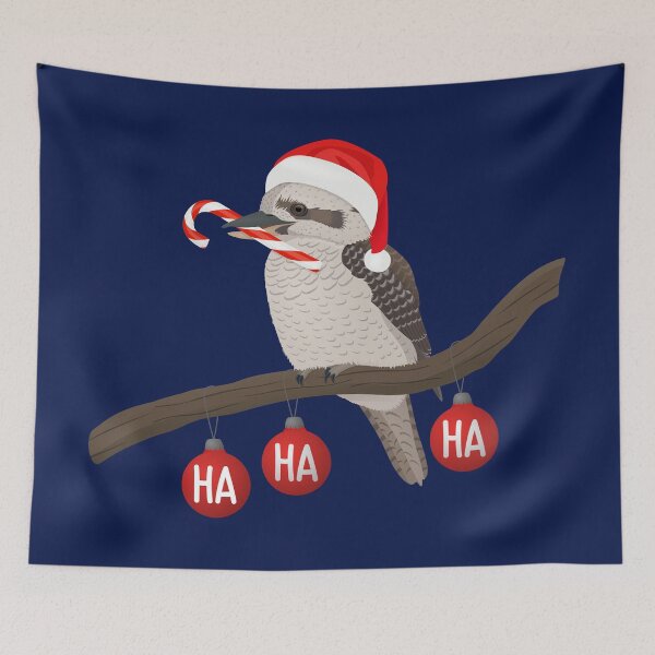 Item preview, Australian Christmas ha ha ha laughing kookaburra designed and sold by Tefra.