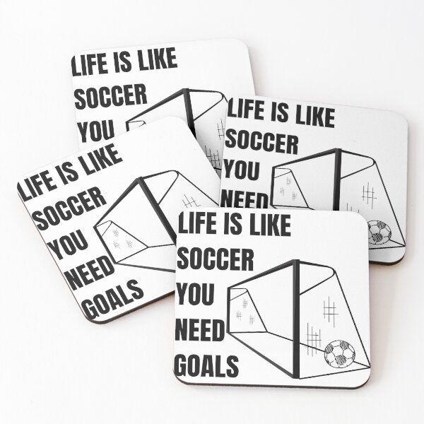 Item preview, Life Is Like Soccer You Need Goals designed and sold by Hatomomox.