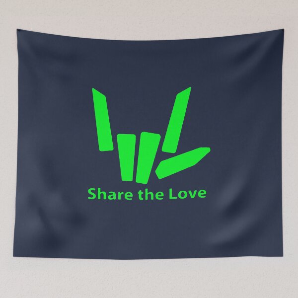 Item preview, Kids Original share The Love hoodie, Share The Love green Logo hoodie , Share The Love Merch designed and sold by WalkingSteam.