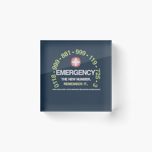 Item preview, IT Crowd Inspired Emergency designed and sold by WalkingSteam.