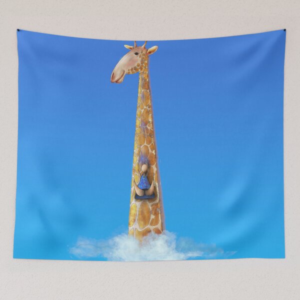 Item preview, Giraffa blu designed and sold by Ansalart.