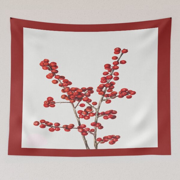 Item preview, Red Winterberries designed and sold by AlteredAtelier.