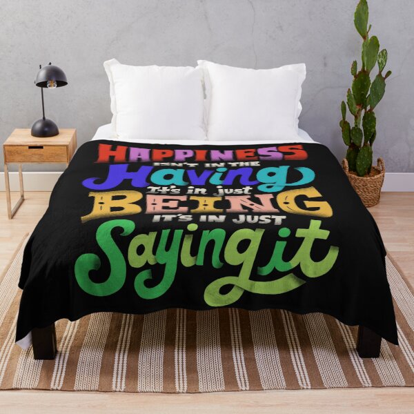 Item preview, Happiness isn't in the having designed and sold by Risa Rodil.