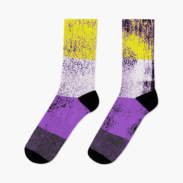 Item preview, Distressed Non-Binary Pride Flag designed and sold by EmceeFrodis.