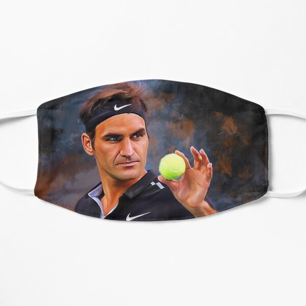 Art Roger Federer Masque sans plis