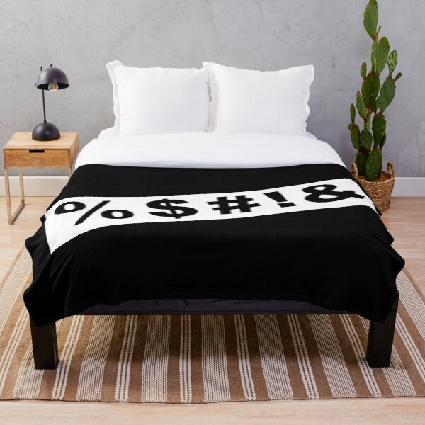Item preview, Censored Profanity, White Tape, %$#!&, Swear Word, Cussing Text designed and sold by D-Spot Shop.
