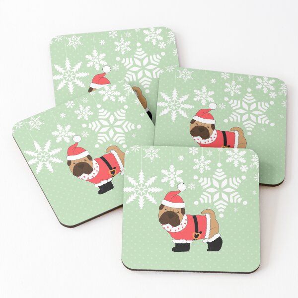 Item preview, Shar Pei Christmas Santa Claus designed and sold by Lulupainting.