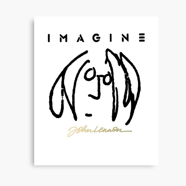 john Lennon SELF Portrait Canvas Print