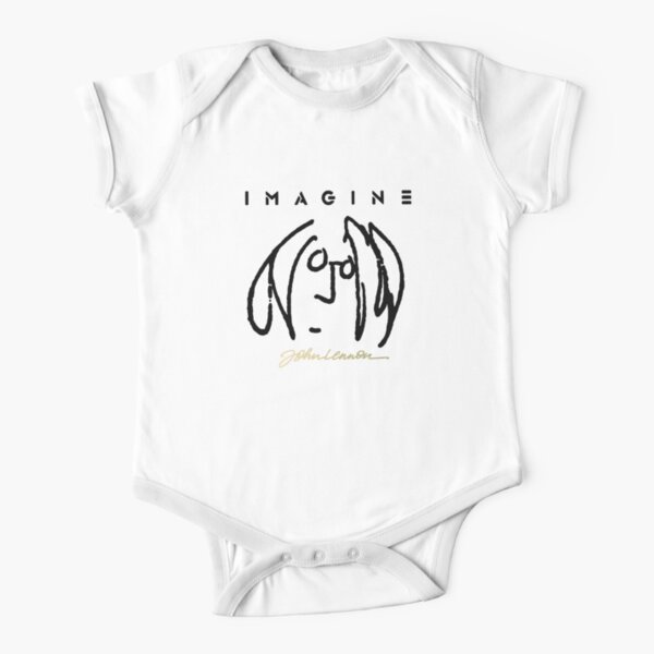 john Lennon SELF Portrait Short Sleeve Baby One-Piece