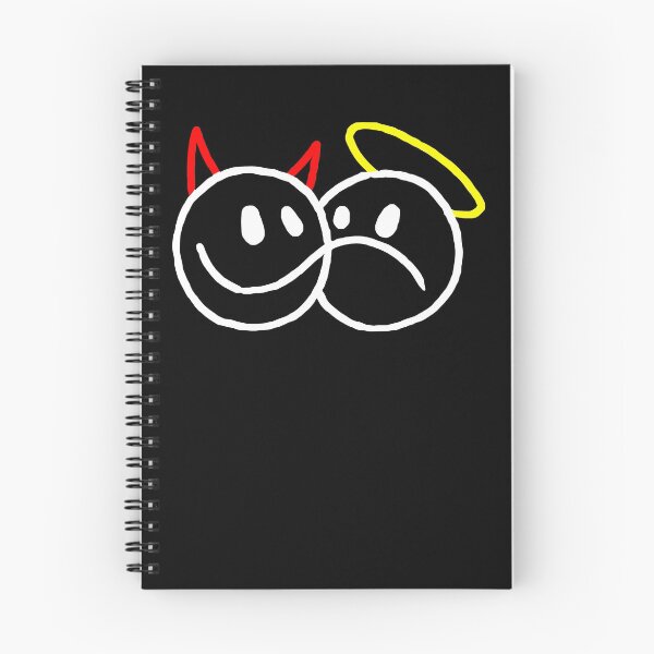 Item preview, Angel And Devil Merged Emoji Face designed and sold by mikels.
