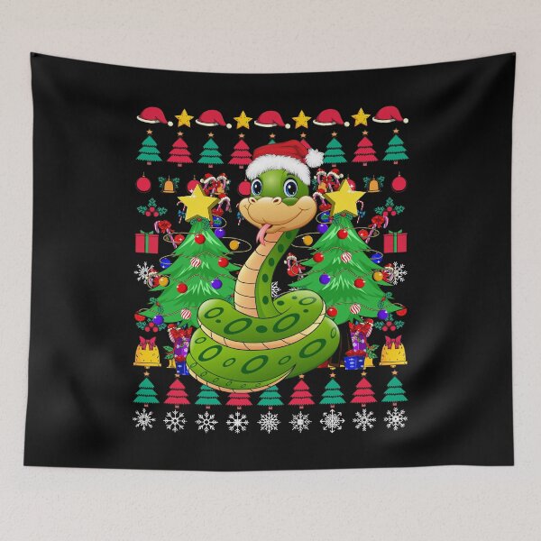 Aperçu de l'œuvre Père Noël serpent laid Noël Noël créée et vendue par bestshirtdesign.