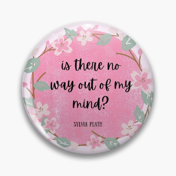 Sylvia Plath Enamel Pin Women Poets Pin Collection Book Lover Feminist Pin  Literature Gift Bookish Pin Badge Feminism 