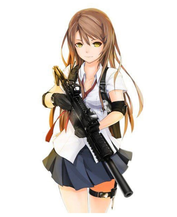 Anime Girl With Gun-Valentine