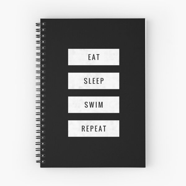 Item preview, Eat sleep swim repeat  designed and sold by ^ H12021 ^.