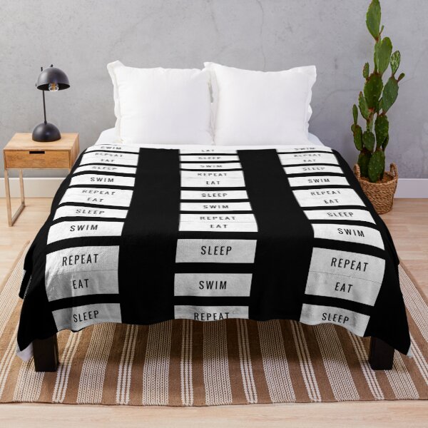 Item preview, Eat sleep swim repeat  designed and sold by ^ H12021 ^.