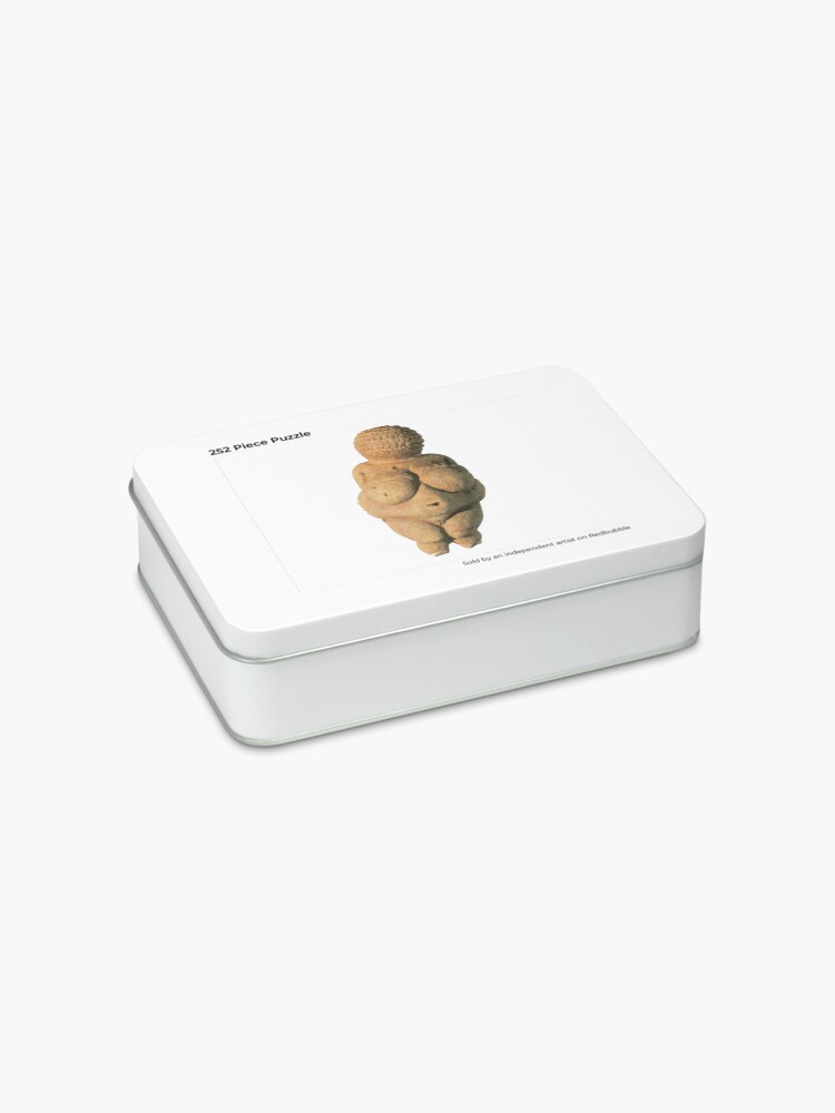 Alternate view of #Venus of #Willendorf #artifact sculpture art figurine statue humanbody #VenusofWillendorf Jigsaw Puzzle