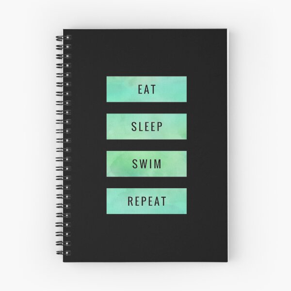 Item preview, Eat sleep swim repeat  designed and sold by ^ H12021 ^.