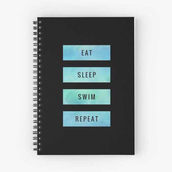 Item preview, Eat sleep swim repeat  designed and sold by ^ H12021 ^.