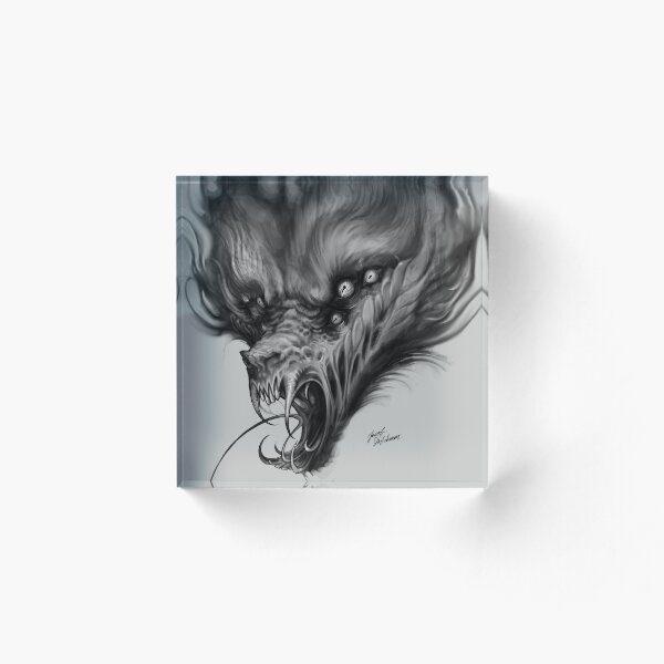 Item preview, Wolf snake black and white designed and sold by Jditchmen.