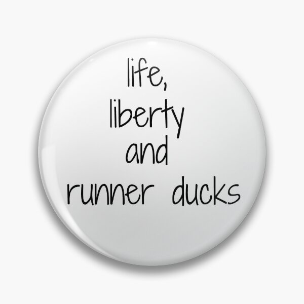 Item preview, Life, liberty and runner duck t-shirt design designed and sold by Camisetita.