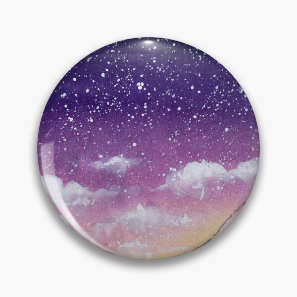 Artikelvorschau, Lila rosa Aquarell-Galaxien-Malerei entworfen und verkauft von Super-B.