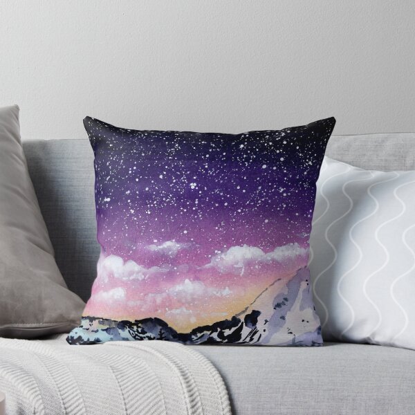 Item preview, Purple Pink Watercolor Galaxy Painting designed and sold by Super-B.