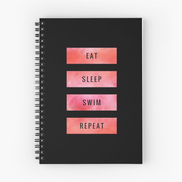 Item preview, Eat sleep swim repeat  designed and sold by ^ H12021 ^.
