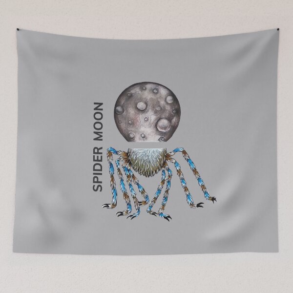 Item preview, SPIDER MOON by FrankenDuo misty grey designed and sold by FrankenDuo.