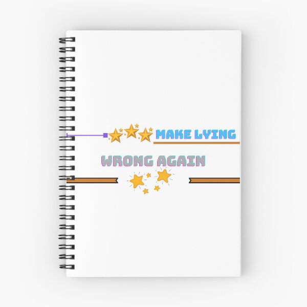 Item preview, Make Lying Wrong Again designed and sold by The Full Cart.