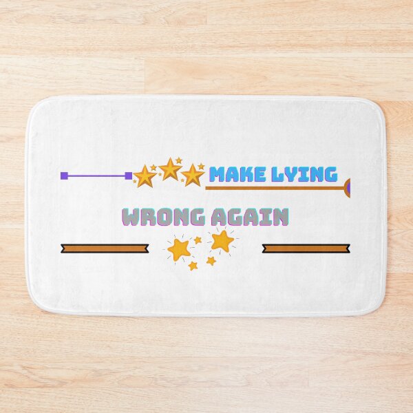 Item preview, Make Lying Wrong Again designed and sold by The Full Cart.