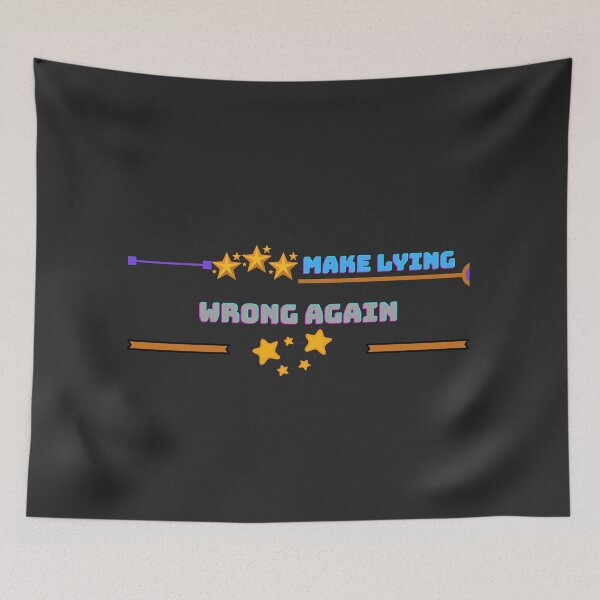 Item preview, Make Lying Wrong Again designed and sold by The Full Cart.