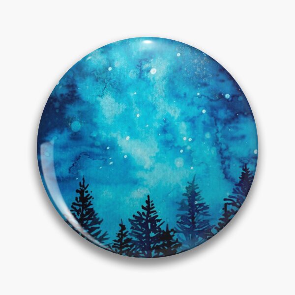 Artikelvorschau, Blaue Galaxie Aquarellmalerei entworfen und verkauft von Super-B.