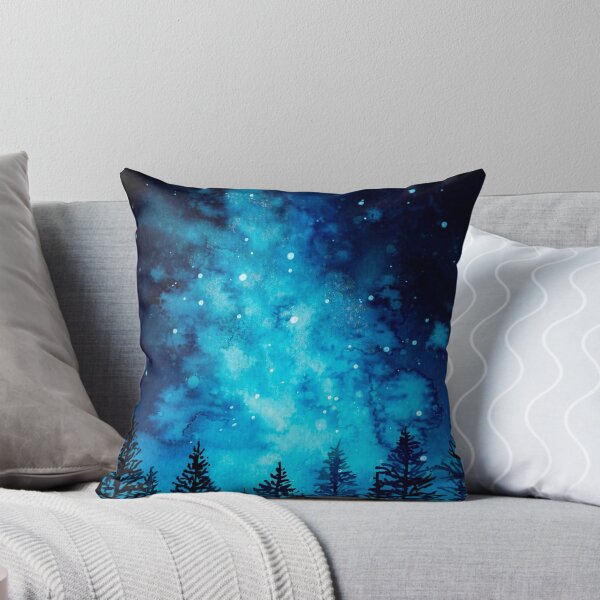 Artikelvorschau, Blaue Galaxie Aquarellmalerei entworfen und verkauft von Super-B.