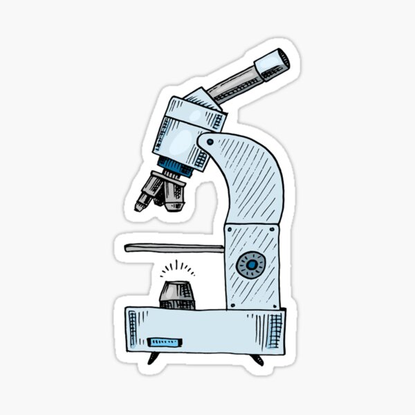 optical microscope ~ Microscopy science Sticker