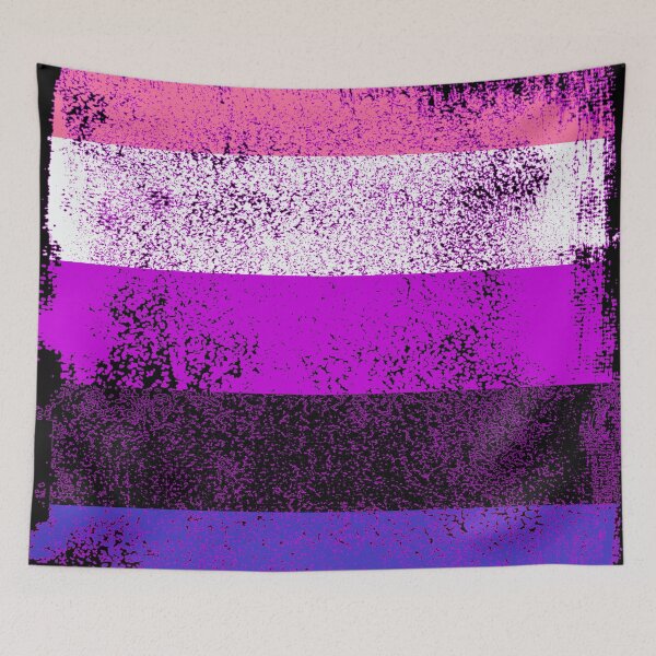 Item preview, Distressed Genderfluid Pride Flag designed and sold by EmceeFrodis.