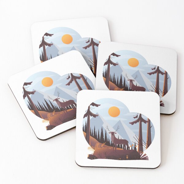 Item preview, Deer Forest Cartoon designed and sold by artPS.
