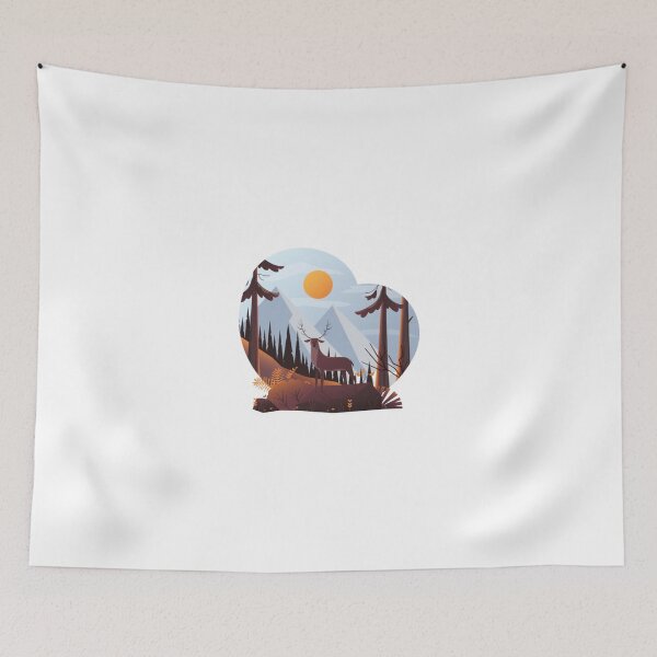 Item preview, Deer Forest Cartoon designed and sold by artPS.