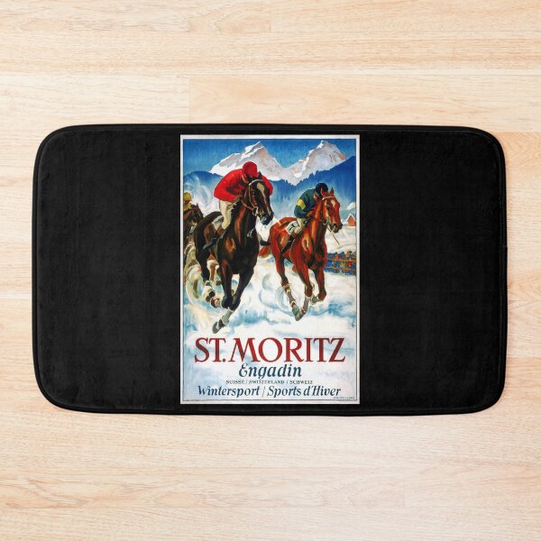 Item preview, retro st moritz vintage reclame designed and sold by CorasPosters.