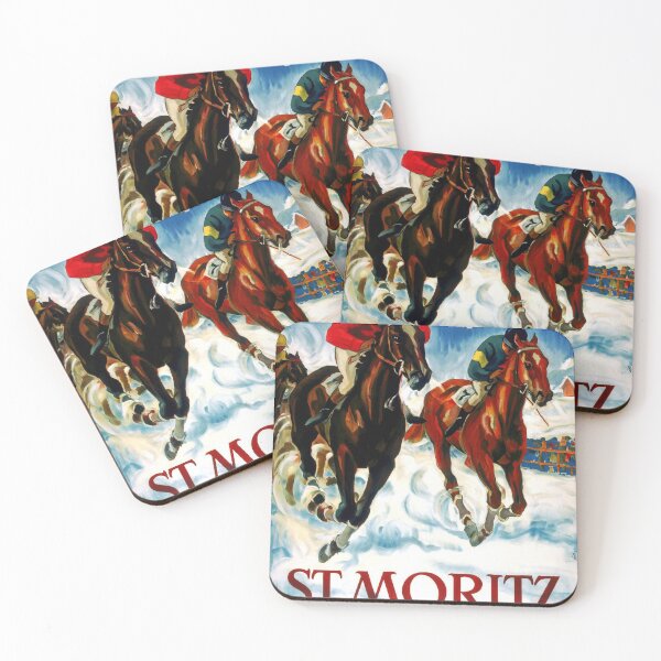 Item preview, retro st moritz vintage reclame designed and sold by CorasPosters.