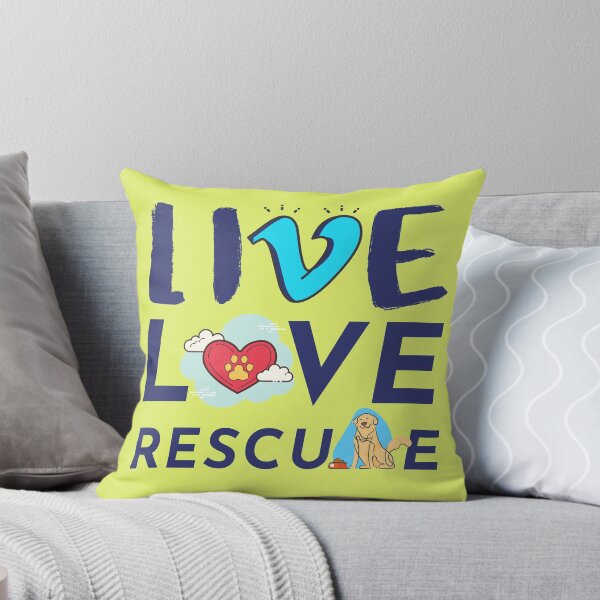Item preview, Live Love Rescue Dog  designed and sold by ARUN VASWANI.